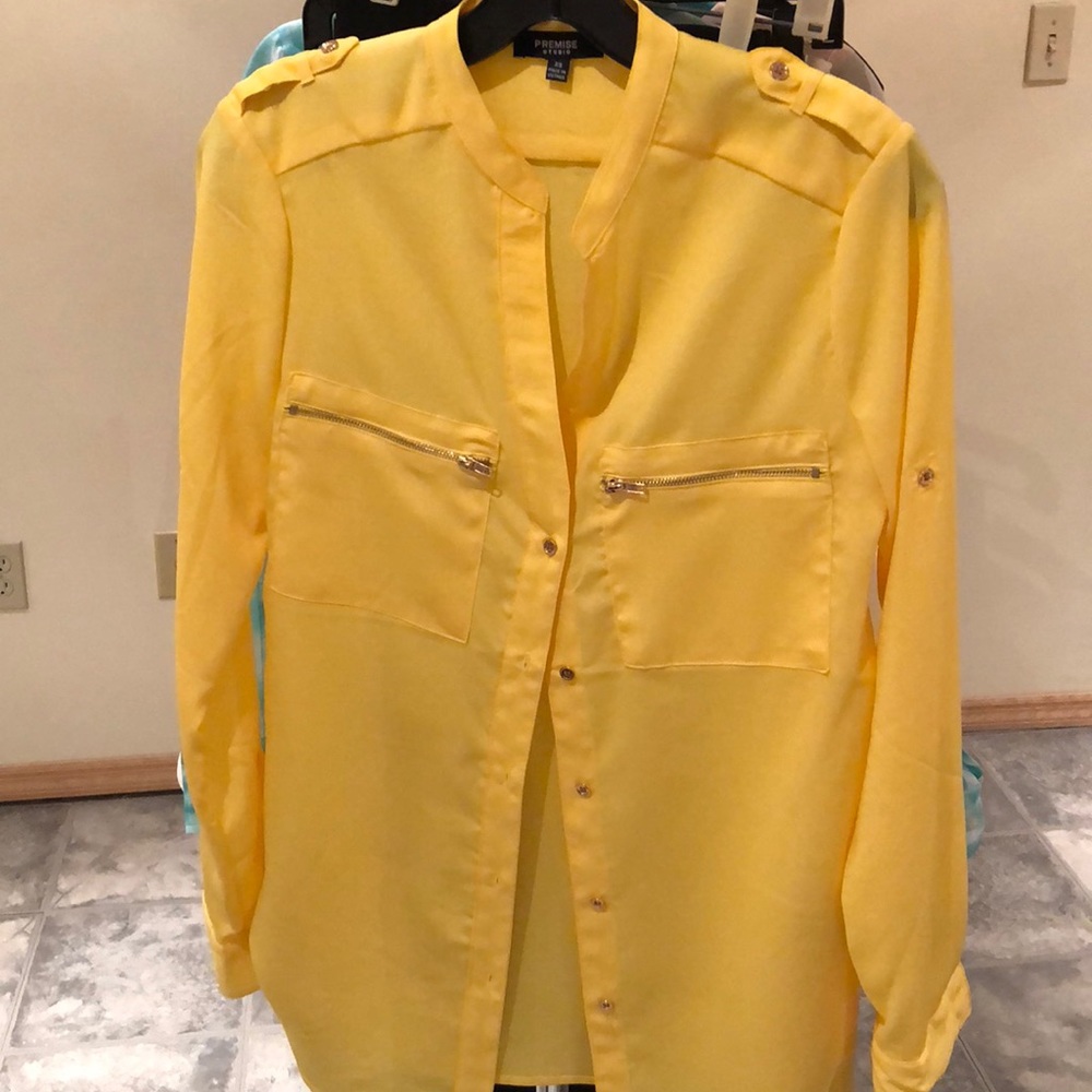 Yellow blouse